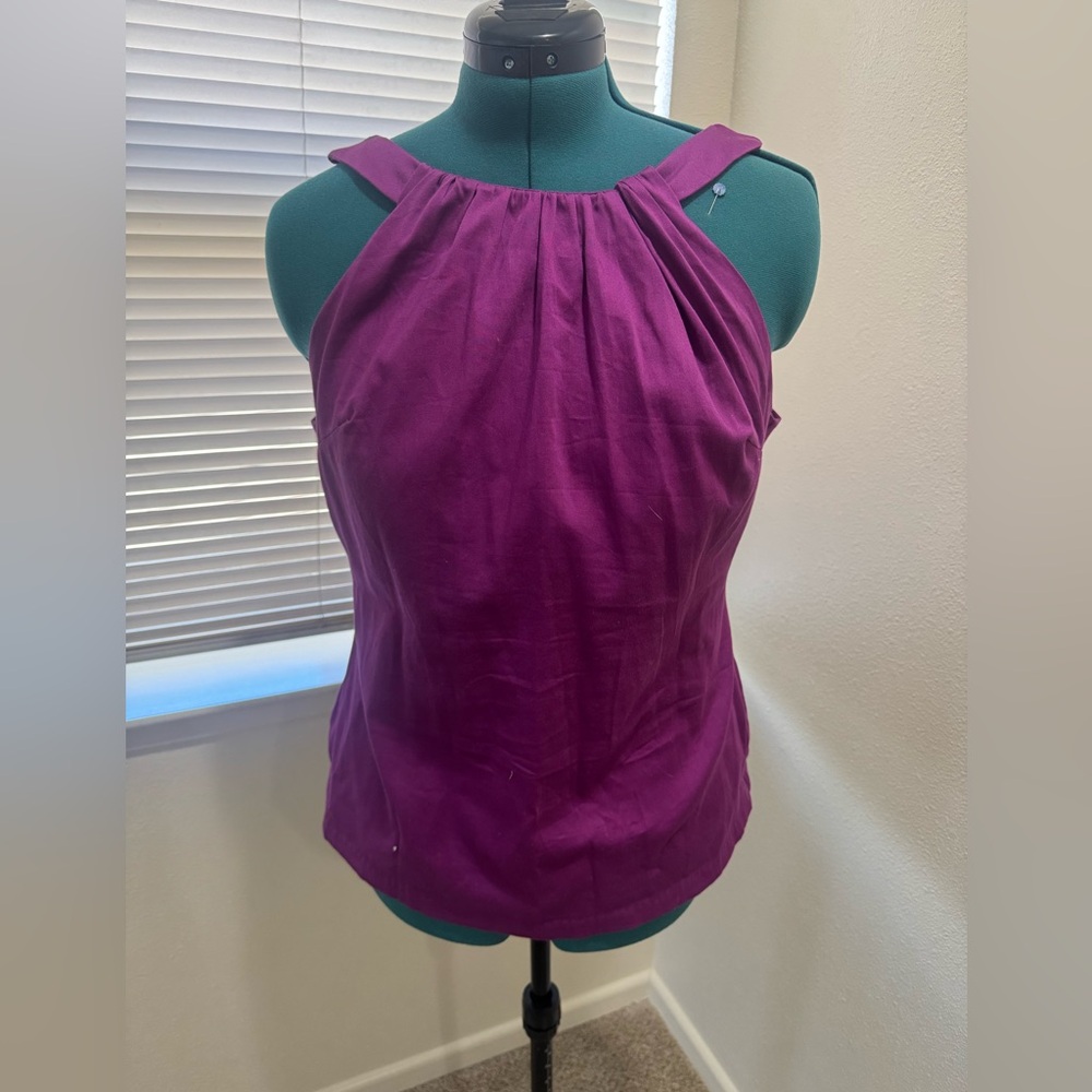 Pinup Couture Purple Harley Top